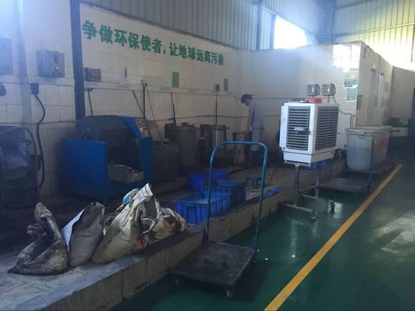 拋光作業(yè)生產(chǎn)線